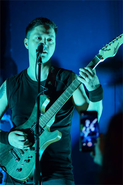 Immagine di Mark "Ice" Draven dei Fear Funeral (voce e chitarra)