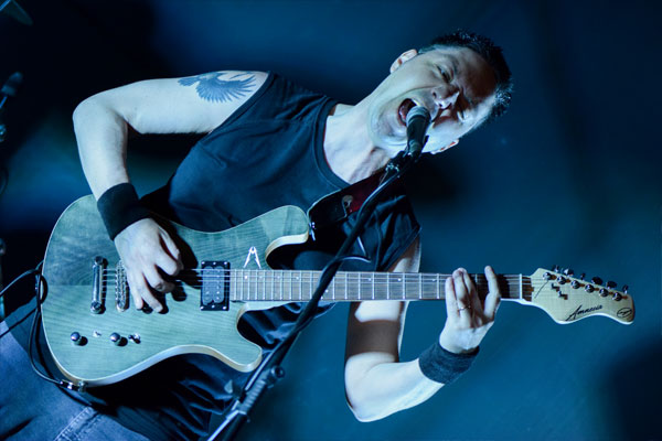 Immagine di Mark "Ice" Draven dei Fear Funeral (voce e chitarra)